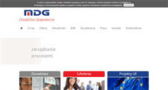 Desktop Screenshot of mdg.com.pl