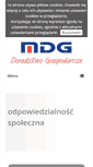Mobile Screenshot of mdg.com.pl