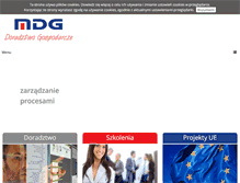 Tablet Screenshot of mdg.com.pl
